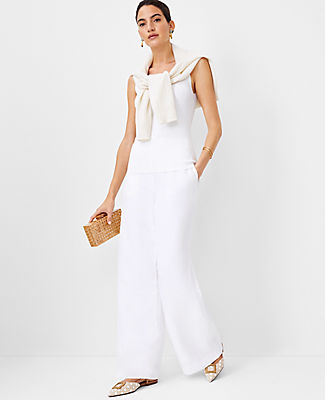 The Palazzo Pant in Linen Blend