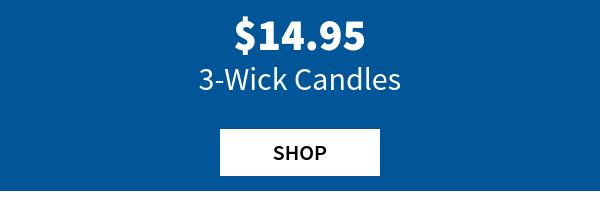 $14.95 all 3-wick candles shop