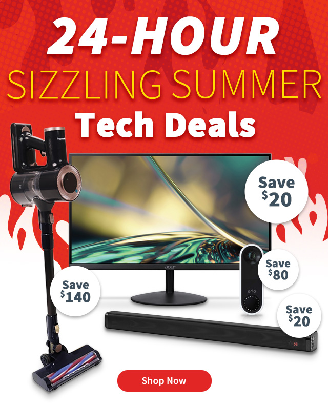 24-Hour Sizzling Summer Tech Deals. Shop Now