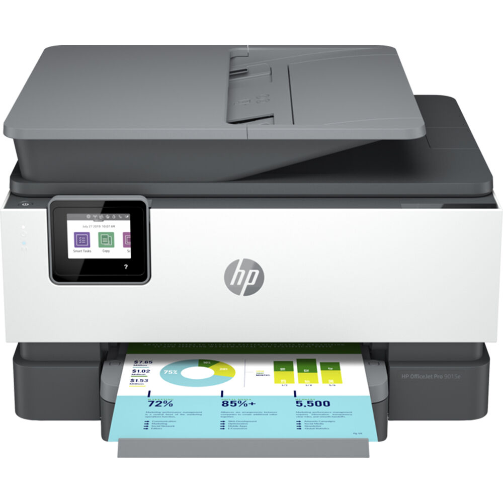 Image of HP HP-OJPRO9015E-RB OfficeJet Pro 9015e Wireless Color All-in-One Printer - Refurbished