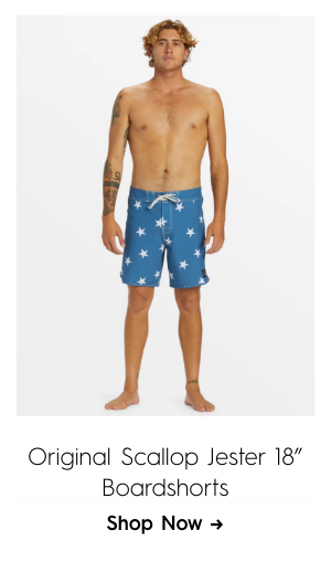 Original Scallop Jester 18" Boardshorts