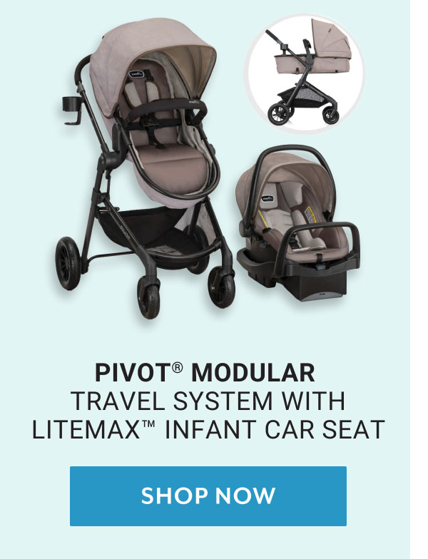 PivotÂ® Modular Travel System with LiteMaxâ„¢ Infant Car Seat | Shop now