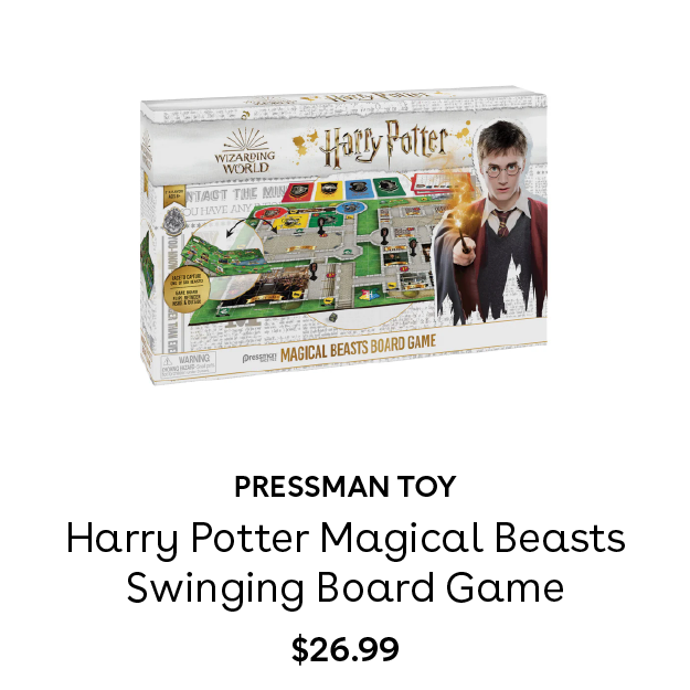 Pressman Toy Harry Potter Magical Beasts Swinging Board Game $26.99