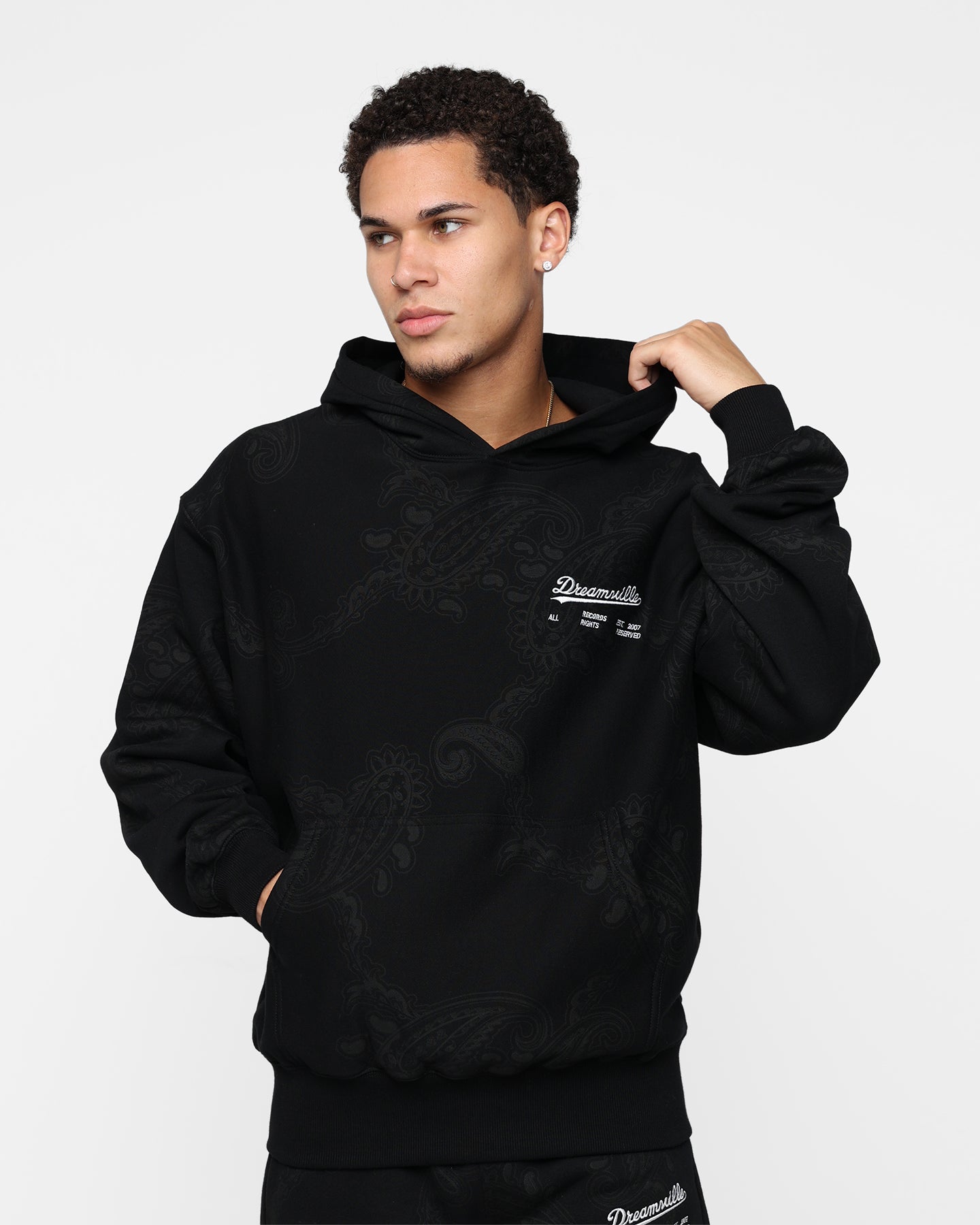 Image of Dreamville Records Hoodie Black