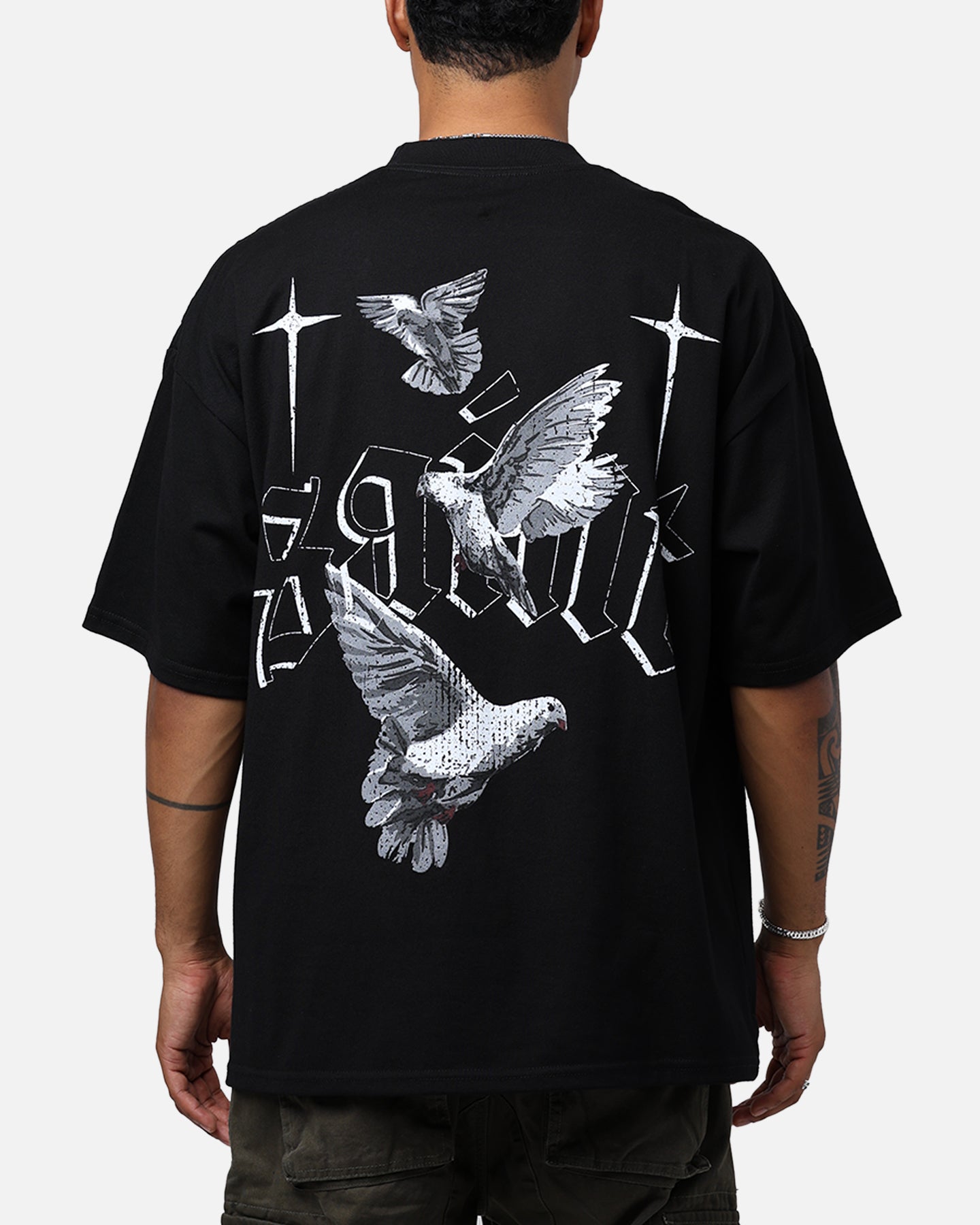 Image of Saint Morta Freedom Mock T-Shirt Black