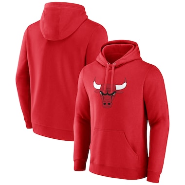  Fanatics Branded  Red  Primary Logo Pullover Hoodie