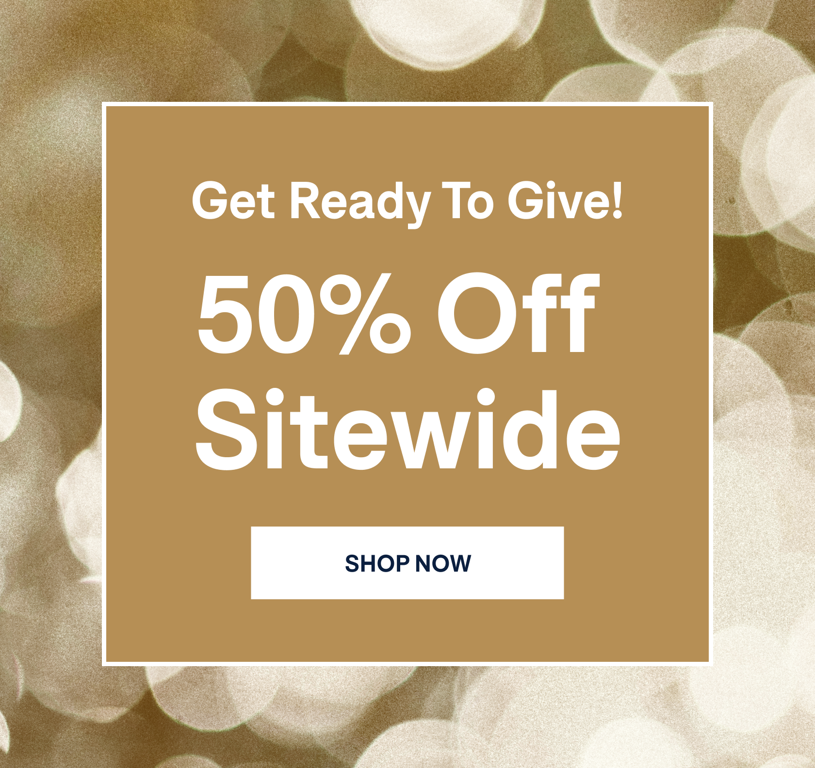 50% Off Sitewide