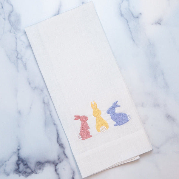 Image of Easter Bunny Trio Linen Towel-New