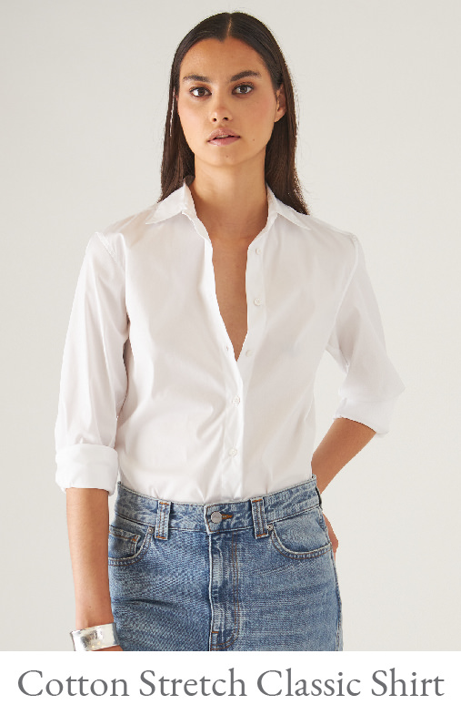 COTTON STRETCH CLASSIC SHIRT