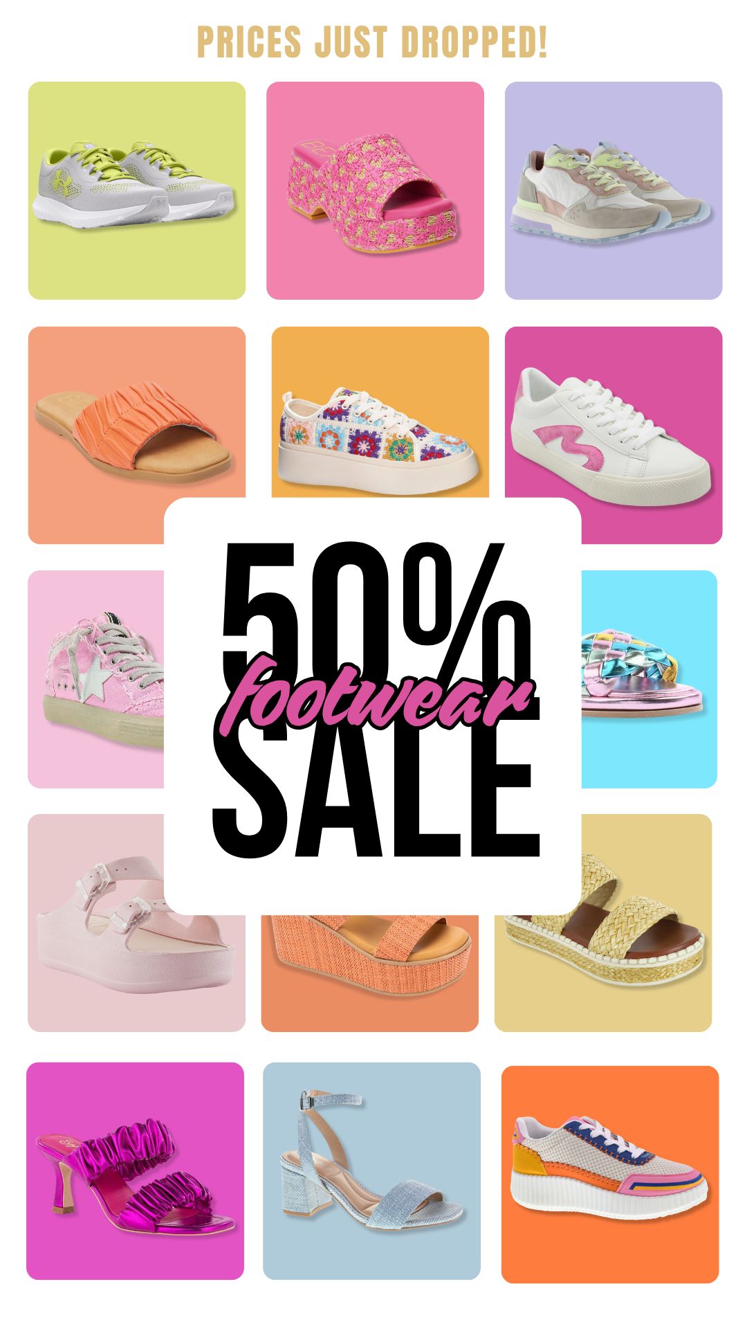 Shop 50% off Footwear