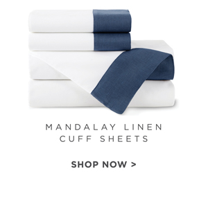 MANDALAY LINEN CUFF SHEET SET