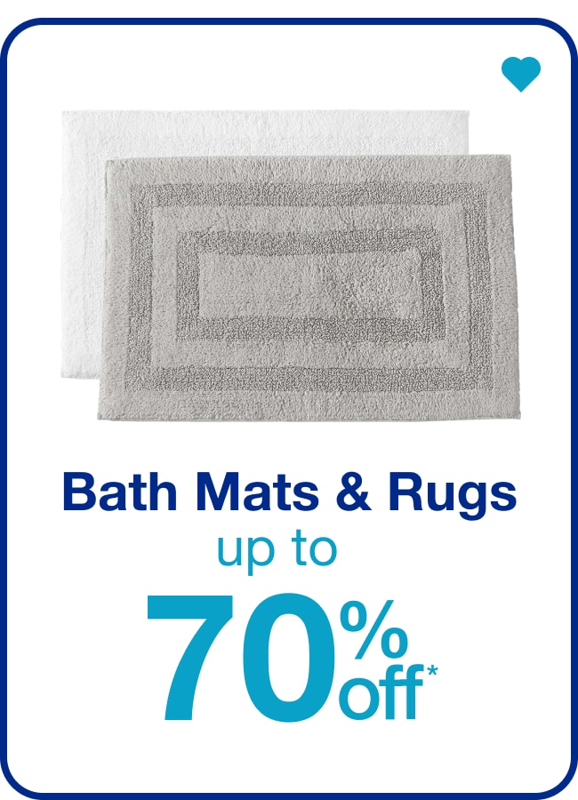 Up to 70% Off Bath Mats â€” Shop Now!