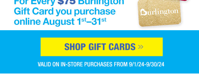 Shop gift cards