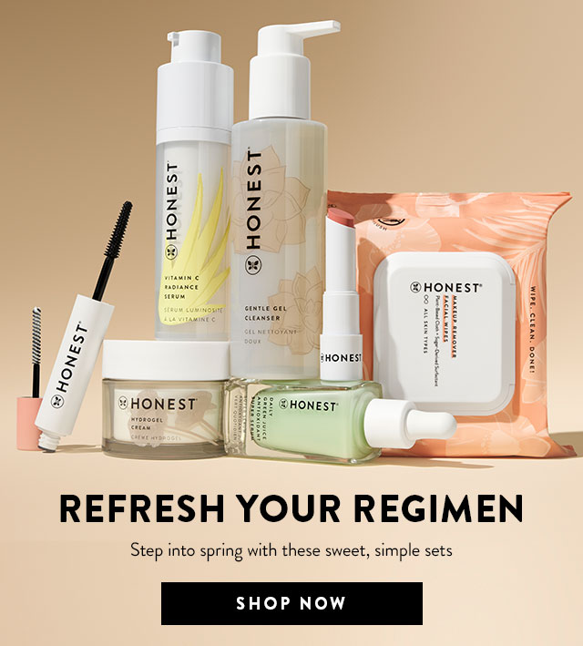 Refresh your regimen: step into spring with these sweet, simple sets