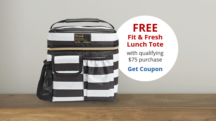 FREE Fit & Fresh Lunch Tote - Get Coupon