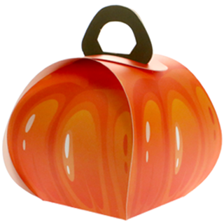 2-ct. pumpkin-shaped gift box