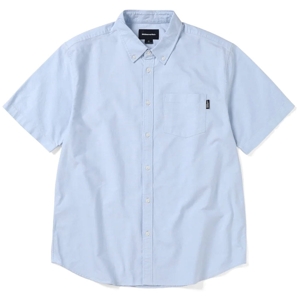 Image of Oxford Short Sleeve Shirt 'Light Blue'