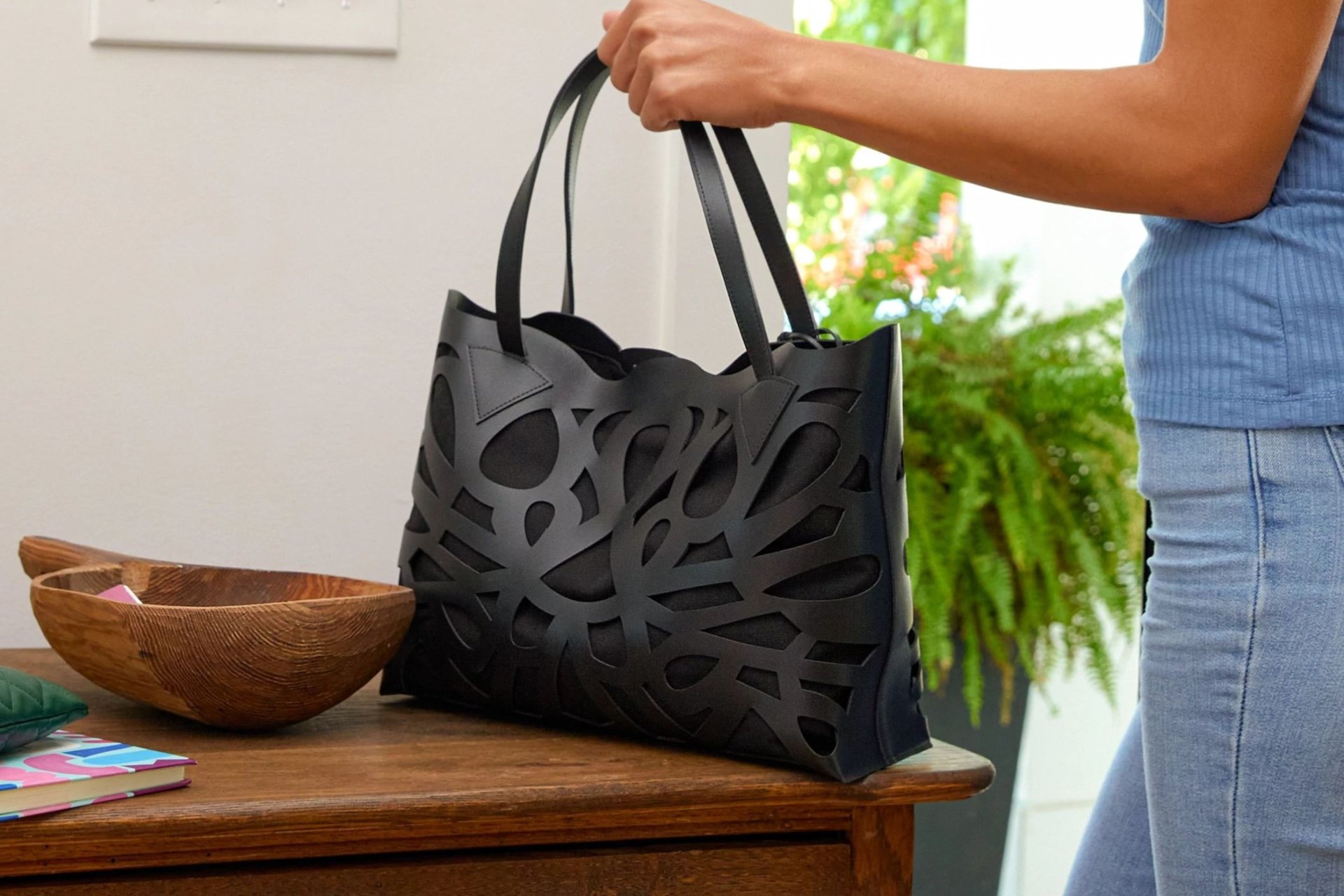 Cutwork Handbag