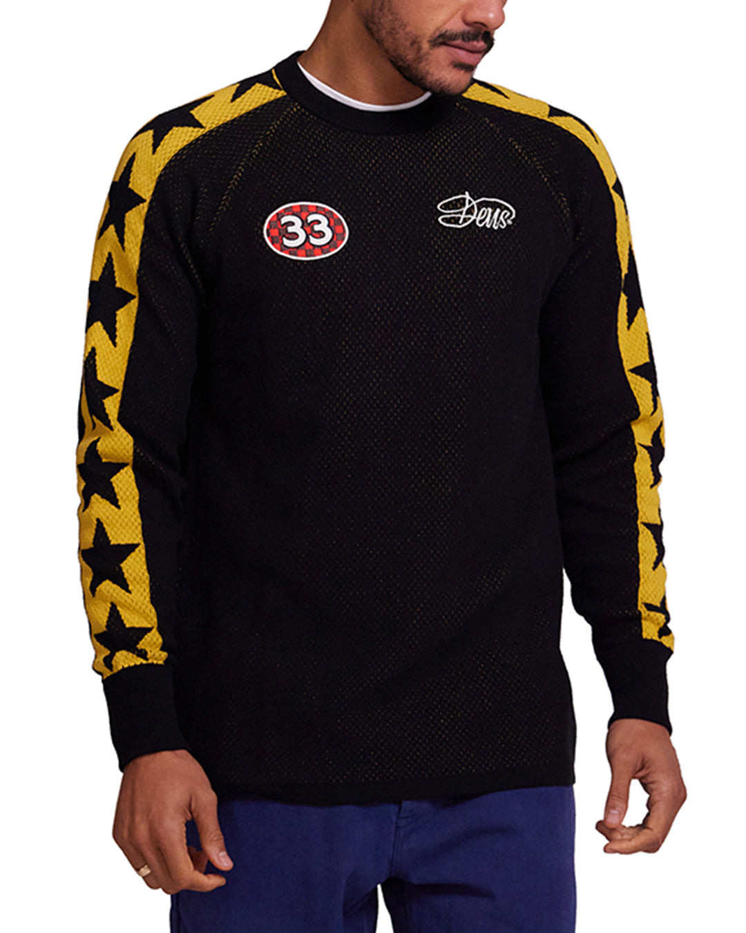 Image of Super Nova Moto Knit - Black