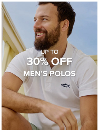 30% Off Men's Polos