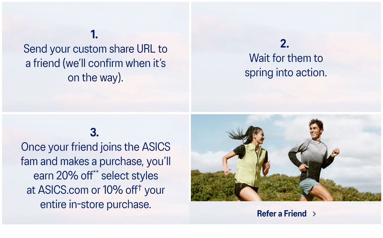 Refer a Friend to ASICS