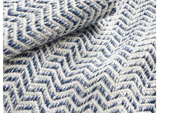 Coastal Blue Handwoven Indoor/Outdoor Rug