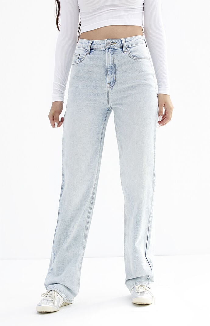 Image: Stretch Light Indigo '90s Boyfriend Jeans