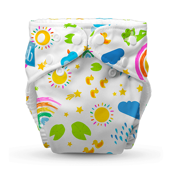 One Size Cloth Diaper with Fleece