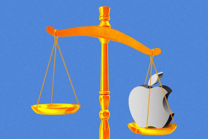 Apple antitrust lawsuit graphic