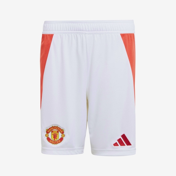 adidas Manchester United Home Shorts 2024 2025 Juniors