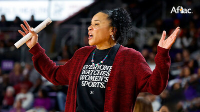 Aflac G.O.A.T. Coach Staley in TOGETHXR 'Everyone Watches Women’s Sports' Tee