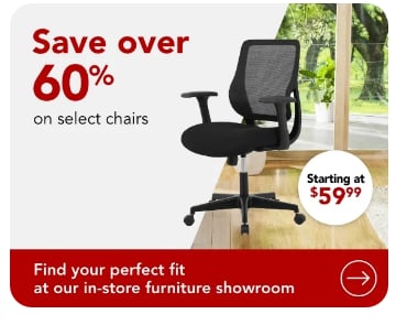 Summer Chair Event Save over 60% on select chairs