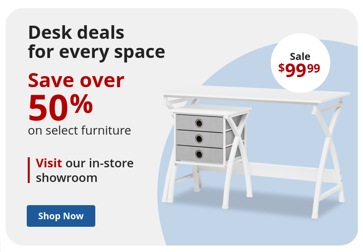 Save over 50% on select furniture