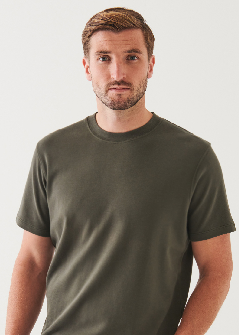 PIMA COTTON STRETCH BRUSHED T-SHIRT