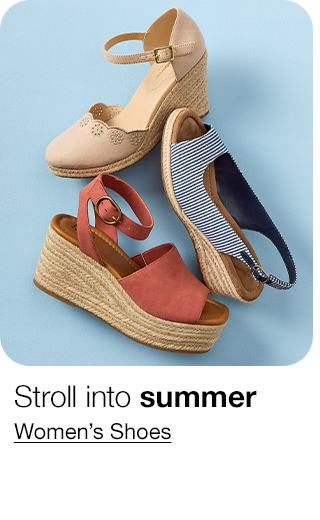 Stroll into summer. Women's Shoes