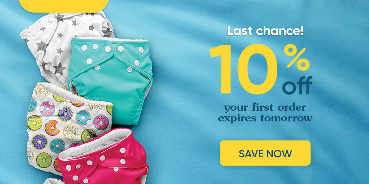 10% off your Charlie Banana first order expires tomorrow