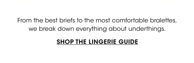 shop the lingerie guide