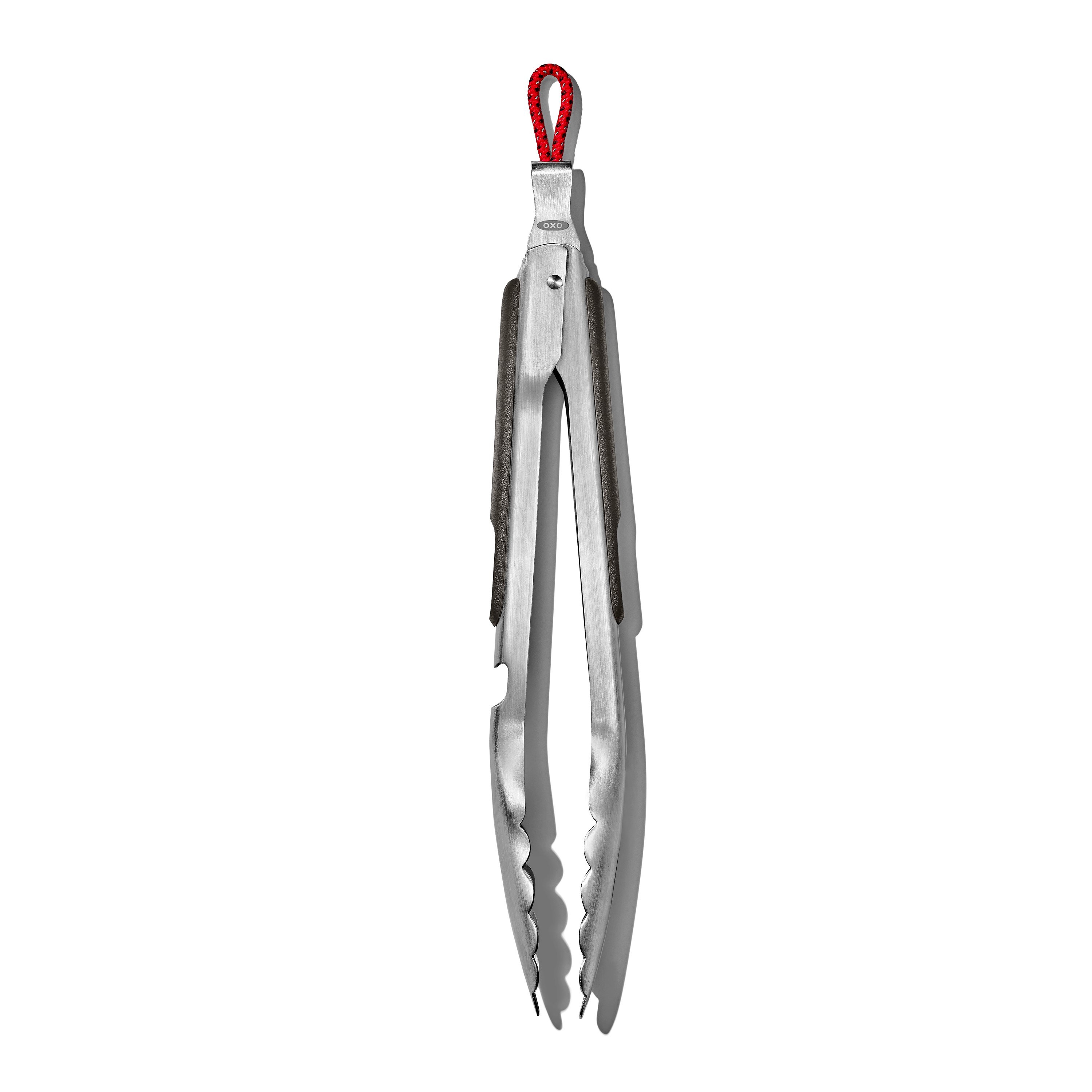 Image of OXO Outdoor 10.5in Camp Stove Tongs with Bottle Opener