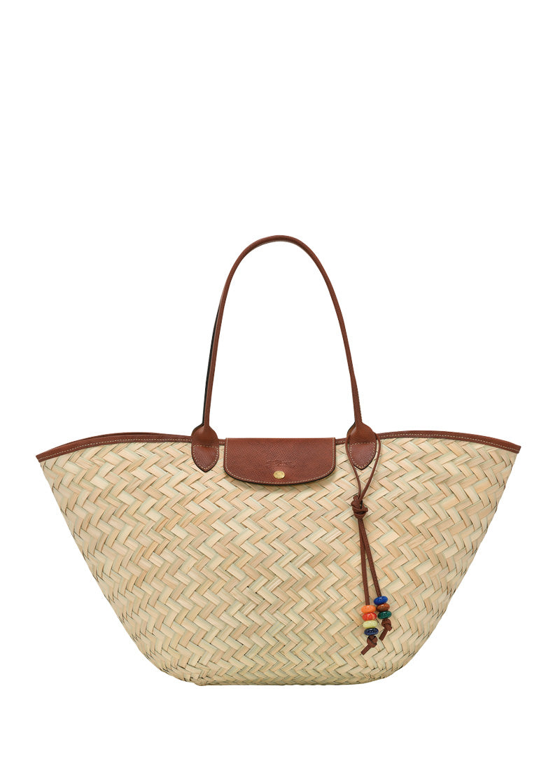 Image of Le Panier Pliage Tressé Handbag