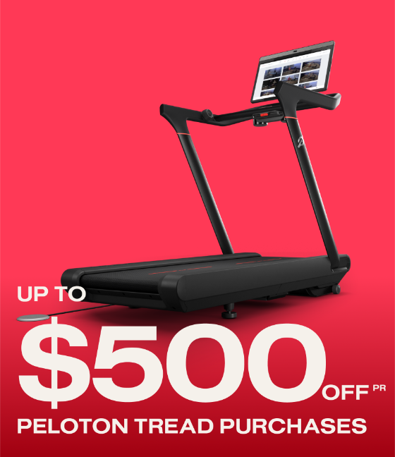 Up to $500 off Peloton Tread purchases