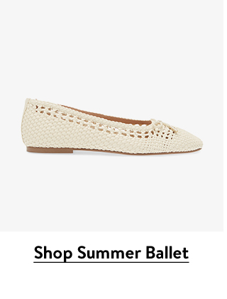 A ballet flat.