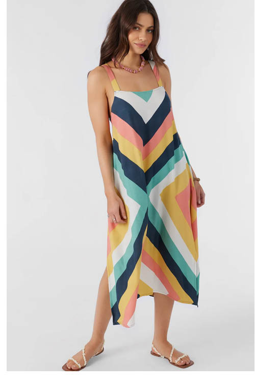 MIRANDA MIDI COVER-UP DRESS