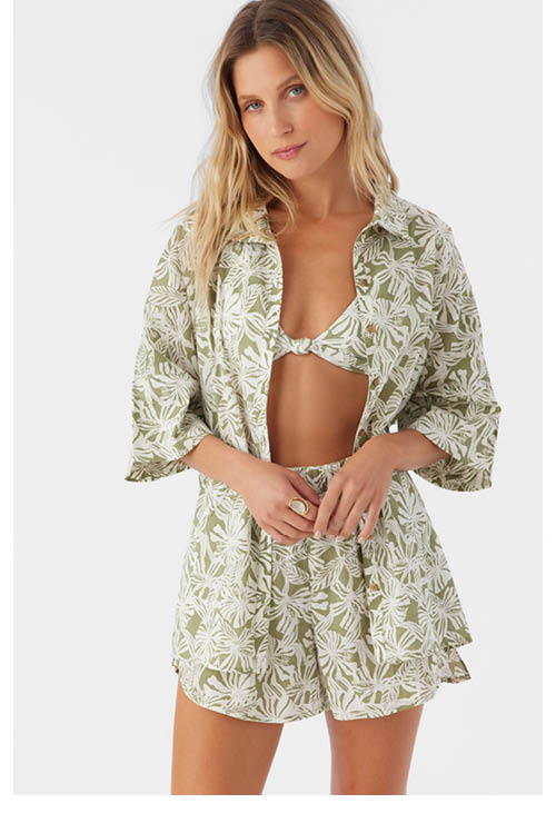 OLIVIA HALFMOON OVERSIZED COVER-UP SHIRT