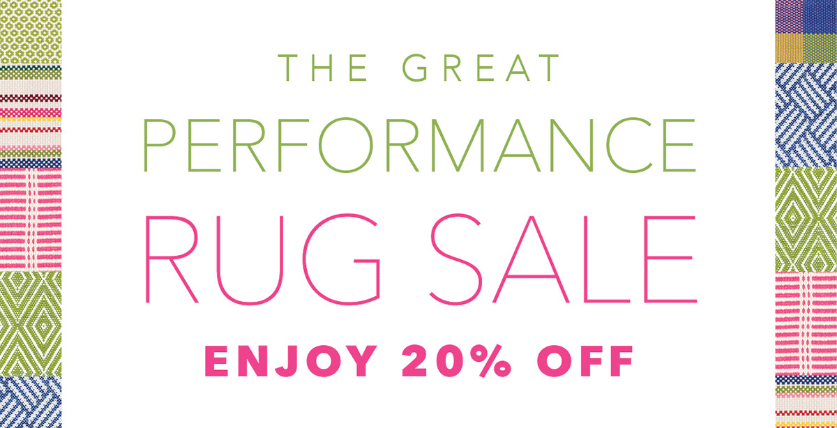 The Great Performance Rug Sale 