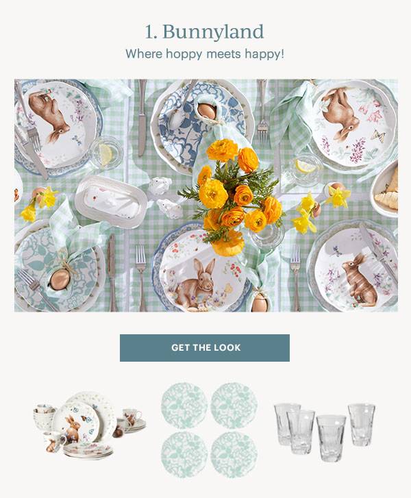 1. Bunnyland Where hoppy meets happy!  [GET THE LOOK]