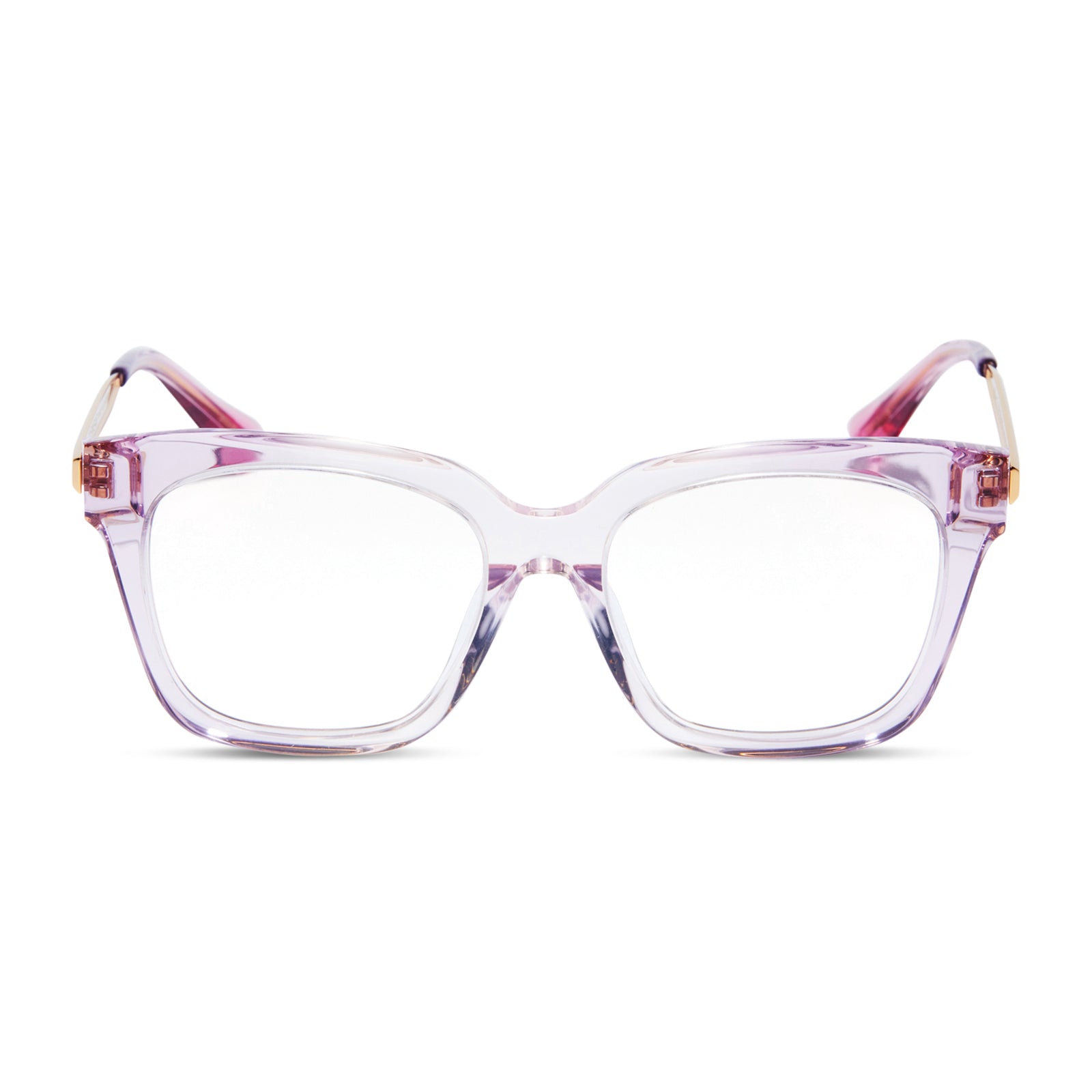 Image of BELLA XS - ROSE OMBRE + CLEAR GLASSES