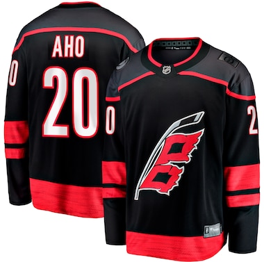  Fanatics Branded Sebastian Aho Black  Home Breakaway Jersey