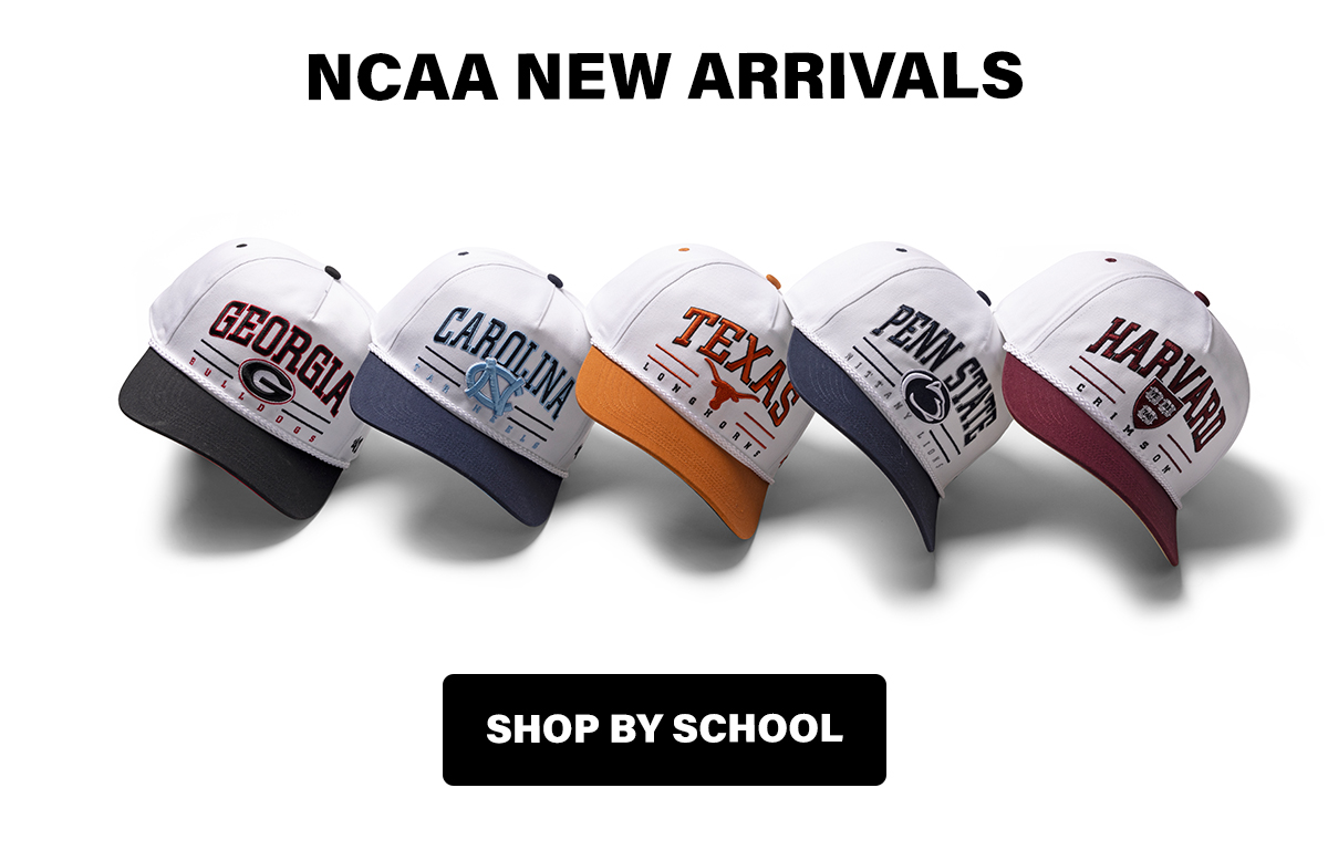 NCAA NEW ARRIVALS | SHOP BY SCHOOL