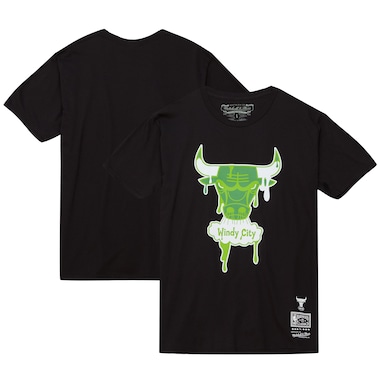  Mitchell & Ness  Black  Hardwood Classics Hardwood Classics Slime Drip T-Shirt