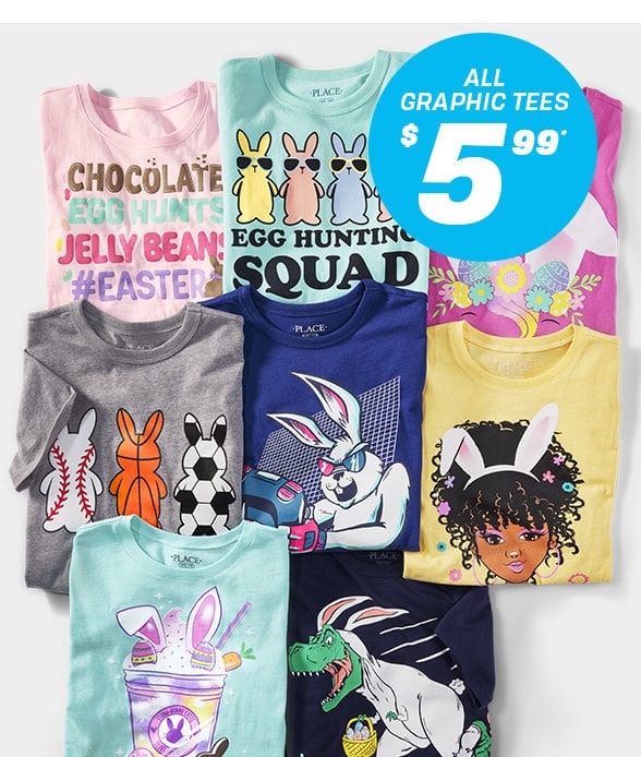 $5.99 All Graphic Tees 